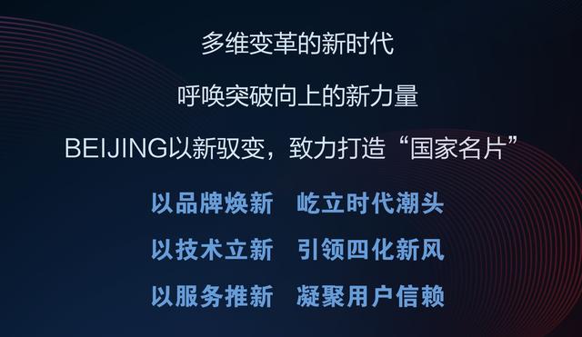 从BEIJING 到世界 向未来!北汽新品牌新未来