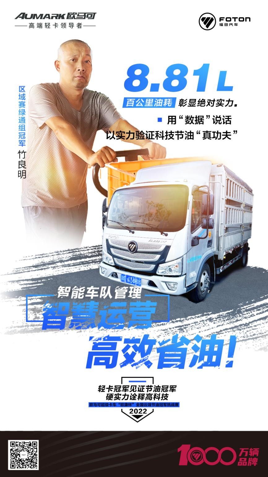 降本增效!8.8L的百公里油耗,让竹良明的事业迈进发展新历程